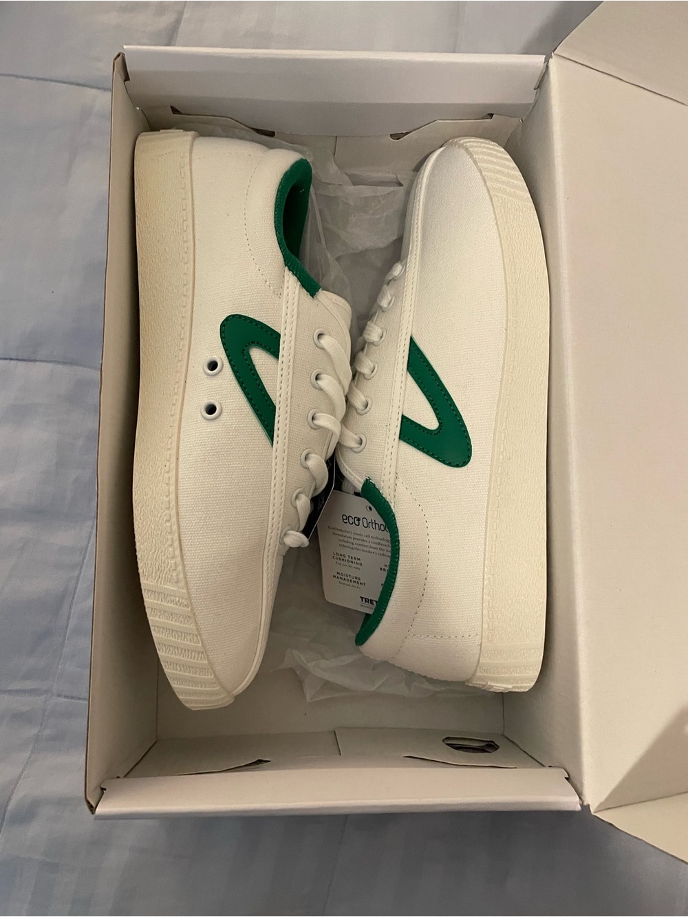 Tretorn Nylite plus canvas sneakers. Women's size 8. New in box